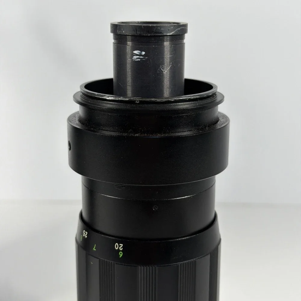 Soligor Auto 300mm f/5.5 Telephoto Lens M42 w/ Adapter & Leather Case